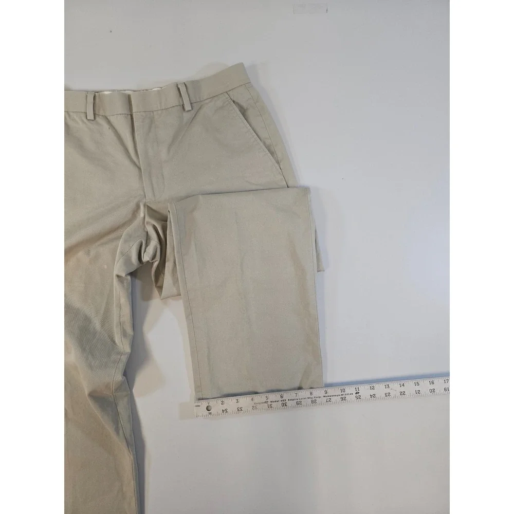 Banana Republic Modern Fit Chinos Mens 32x30 Khaki Tan Tessuti di Sondrio Cotton